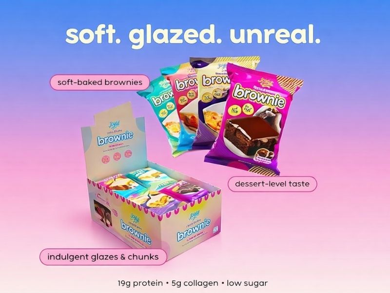 Assorted brownie flavors